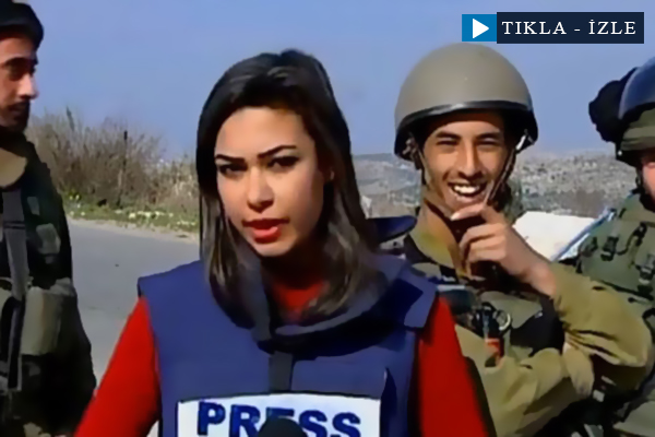 İsrail askerleri Filistinli muhabiri durduramadı