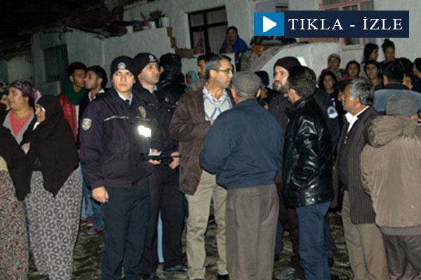 Mahalleli yangını merakla izledi