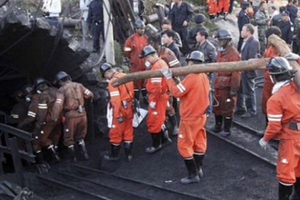 Çin'de maden ocağında yangın