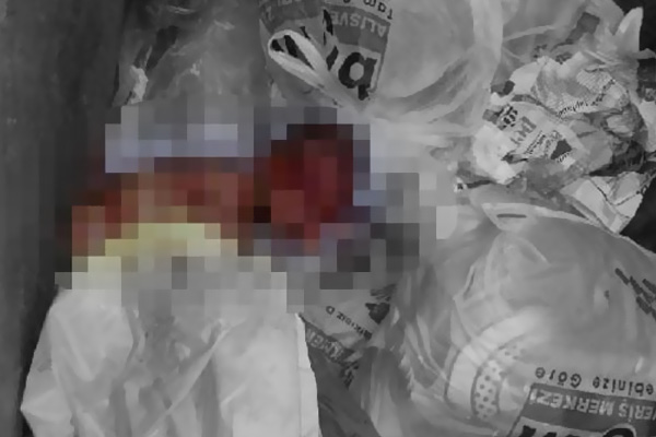 Çöp konteynerinde bebek cesedi bulundu