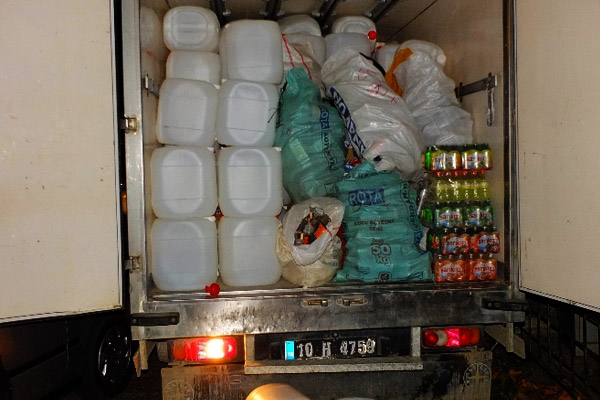 Balıkesir'de sahte içki operasyonu