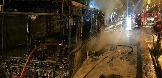 Okmeydanı'nda izinsiz gösteri