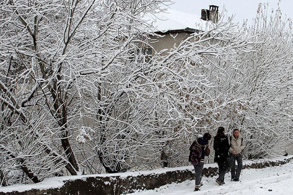 Doğu'da sıcaklık eksi 21'i buldu
