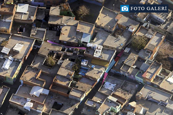 Sur'daki operasyon havadan görüntülendi