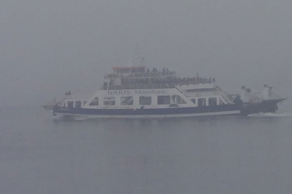 Çanakkale Boğazı'nda sis engeli