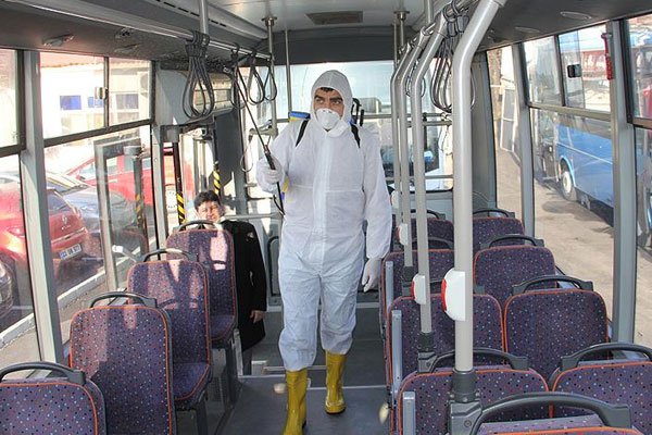 Edirne'de 'hijyenik minibüs' uygulaması