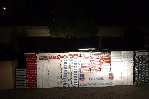 24 bin paket kaçak sigara ele geçirildi