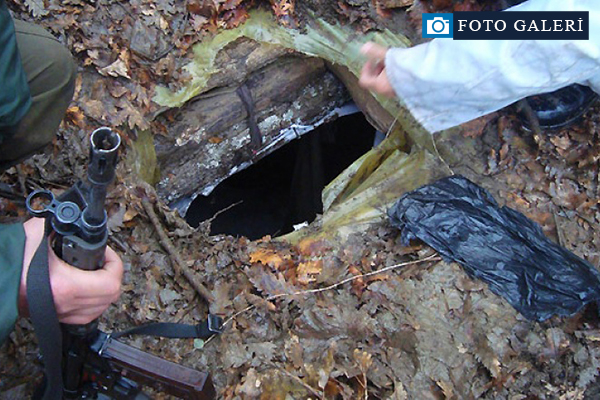 PKK'nın sığınakları böyle ele geçirildi