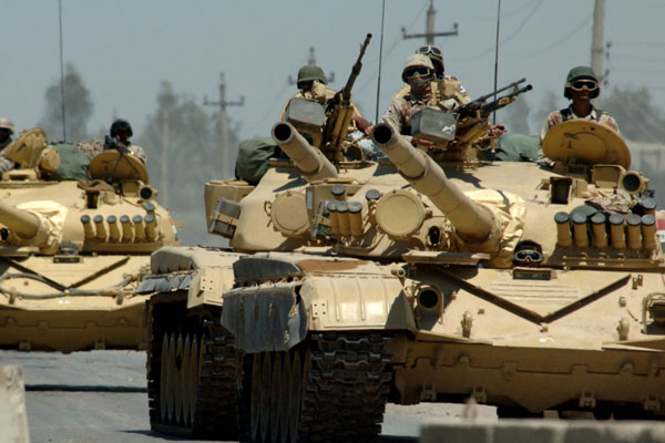 Irak ordusu ilerleyişini sürdürüyor