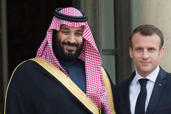 Macron G20'de Suudi Veliaht Prens ile görüşecek