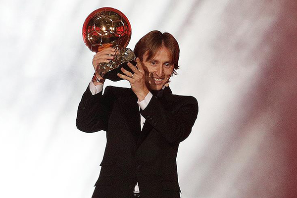 'Altın Top' ödülü Modric'in