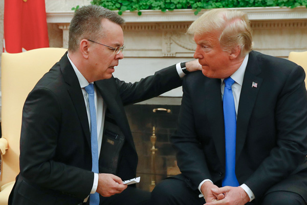 Papaz Brunson’dan flaş ‘Gülen’ açıklaması