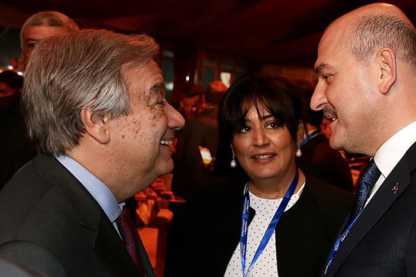 Soylu, BM Genel Sekreteri Guterres ile görüştü