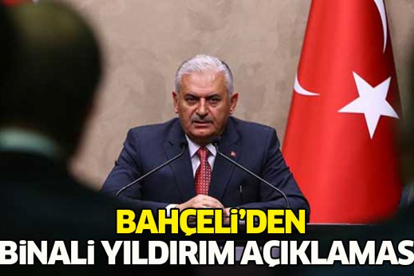 Bahçeli'den flaş Binali Yıldırım açıklaması