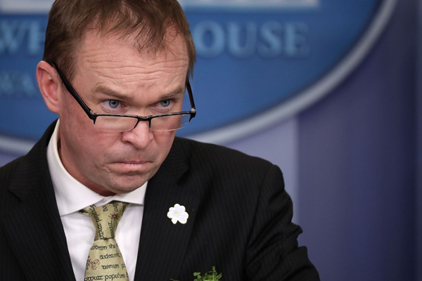 Trump, Mick Mulvaney’i Genelkurmay Başkan Vekili olarak atadı