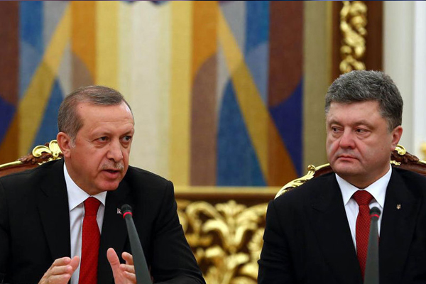 Poroşenko'dan Erdoğan'a teşekkür
