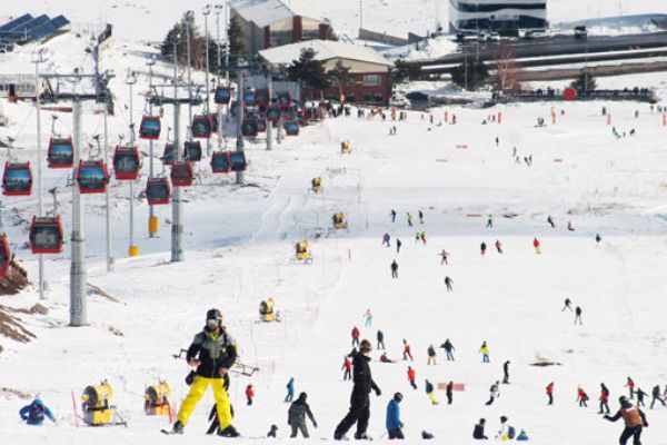 Erciyes'e sezonun ilk haftasında 30 bin ziyaretçi