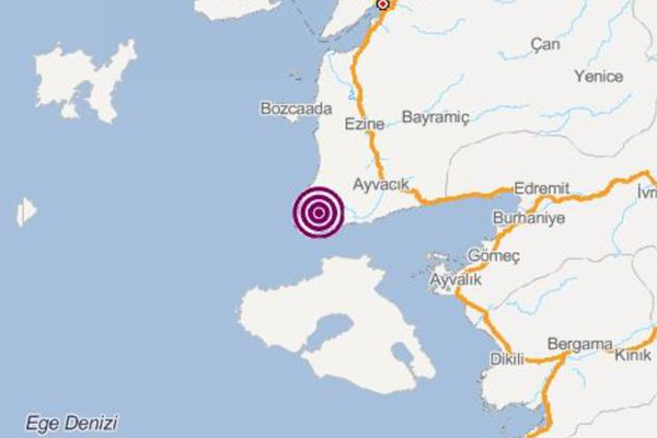 Son dakika... Çanakkale'de deprem