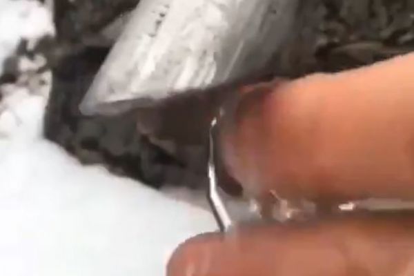 Bu çeşmeden akan suyun akıp akmadığını anlamak imkansız