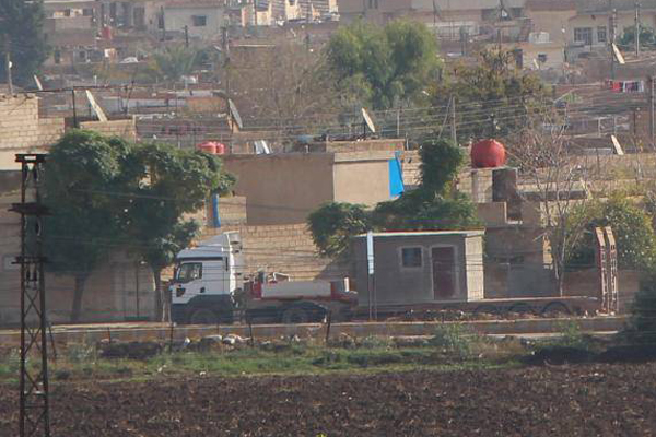 Sınırda teröristlere zırhlı kulübe