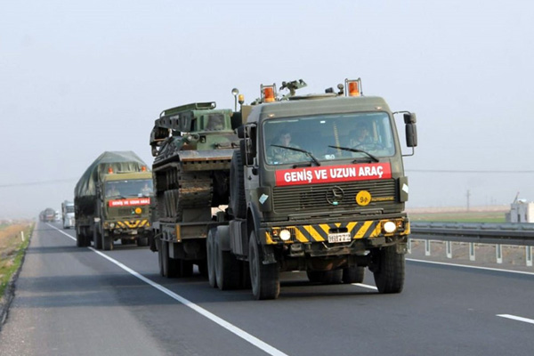 Suriye sınırında askeri hareketlilik