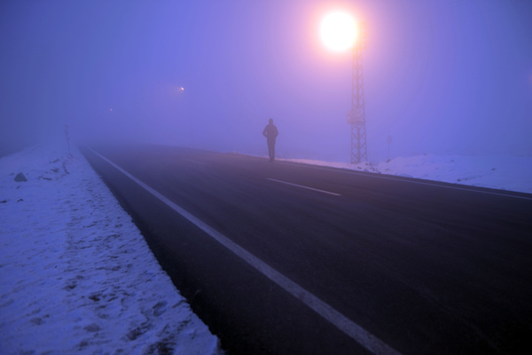 Ardahan'da ulaşıma sis engeli