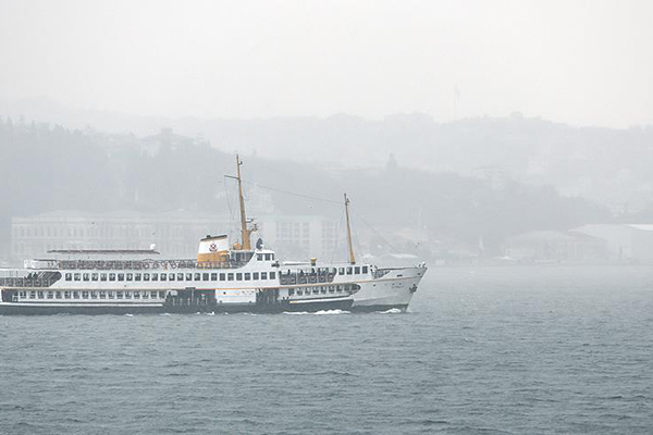 İstanbul'da bazı vapur seferleri iptal edildi