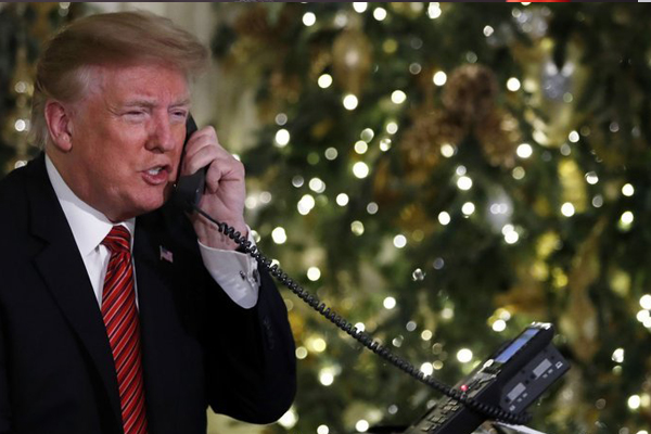 Trump'tan yedi yaşındaki çocuğa Noel Baba sorusu