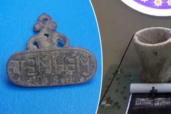 Mehmet yazılı mühür bulundu