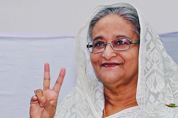 Bangladeş'te seçimleri üçüncü kez Şeyh Hasina kazandı