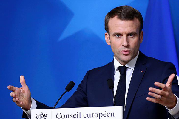 Macron’dan sarı yeleklilere tepki