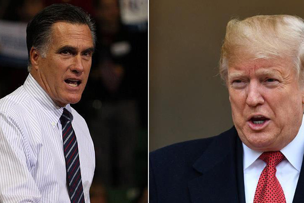 Trump ve Cumhuriyetçi Senatör Romney arasında tartışma