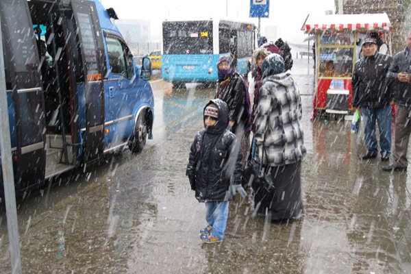 İstanbul'da kar yağışı başladı