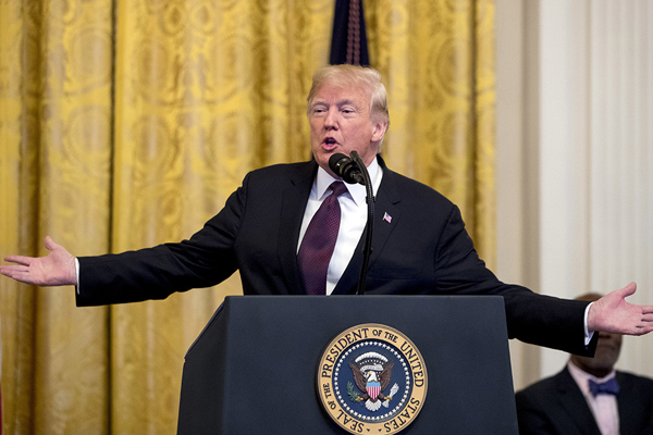 Trump: Hükümetin kapalı olmasının tek nedeni demokratlar