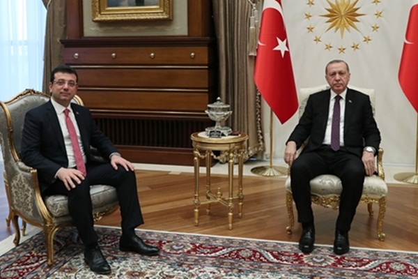 Cumhurbaşkanı Erdoğan, İmamoğlu ile bir araya geldi