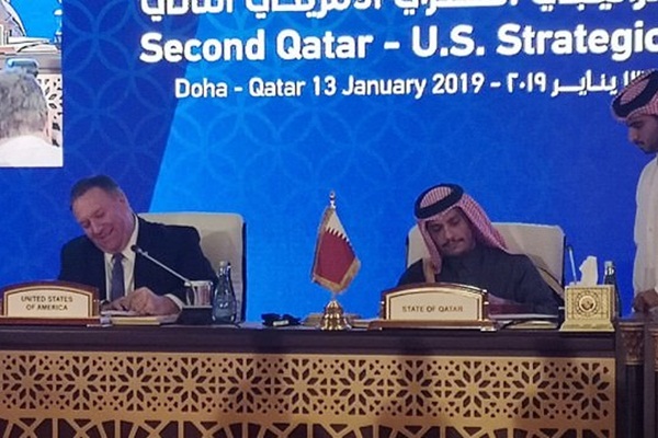 Katar ve ABD arasında imzalar atıldı