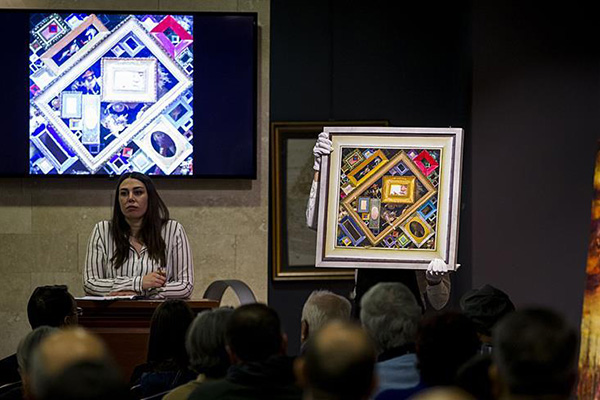 Müzayedede satılan eserlerin geliri öğrencilere bağışlanacak