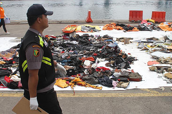 Endonezya'da düşen uçağın ikinci karakutusu bulundu