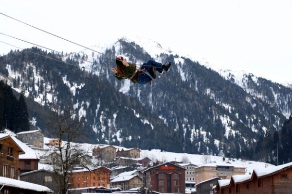 Ayder, kışında doğa severler'in adresi oldu