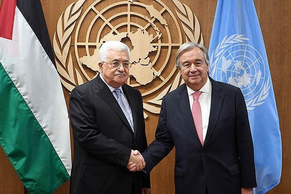 Filistin Devlet Başkanı Abbas, BM Genel Sekreteri ile görüştü