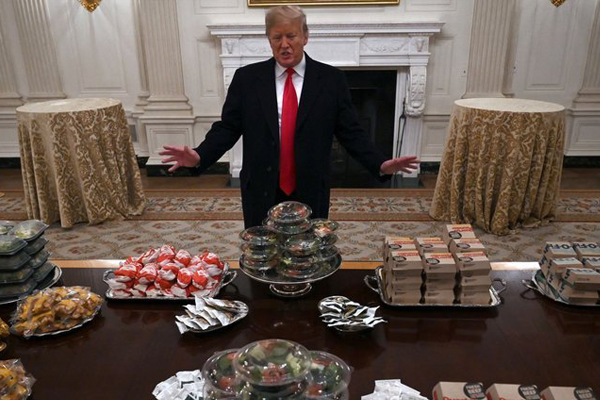 ABD'de hükümetin kapalı olması Beyaz Ev'ın mutfağını da etkiledi