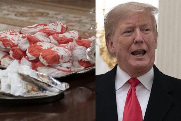 Beyaz Saray'a Mc Donalds'dan 300 hamburger ısmarlayan Trump: Cebimden ödedim