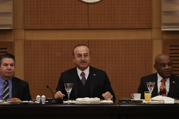 Dışişleri Bakanı Çavuşoğlu Afrikalı Büyükelçilerle bir araya geldi
