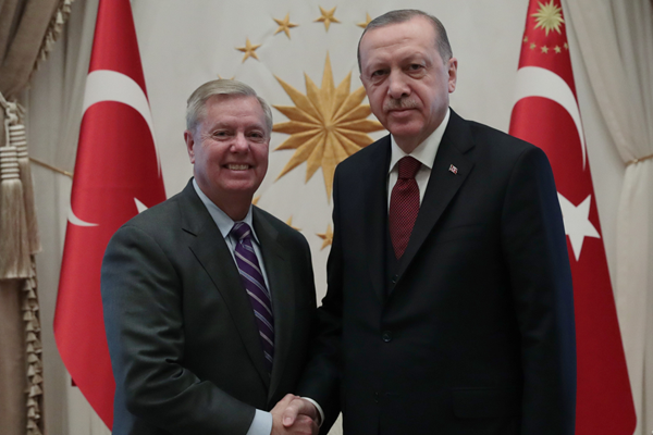 Erdoğan ABD'li senatör Graham ile görüştü