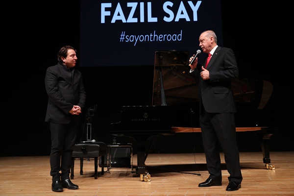 Cumhurbaşkanı Erdoğan, Fazıl Say konserinde
