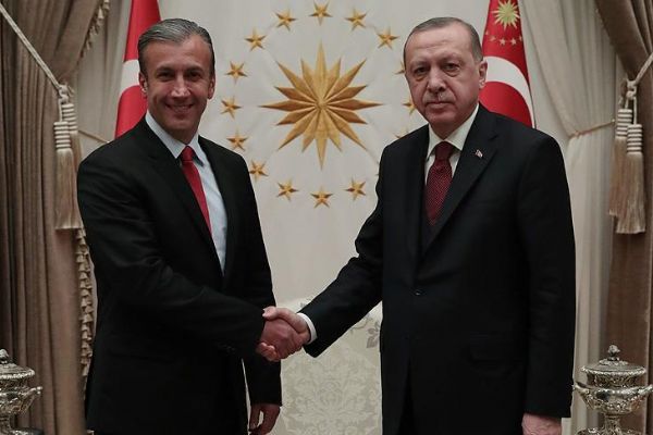 Cumhurbaşkanı Erdoğan, Tareck El Aissami'yi kabul etti
