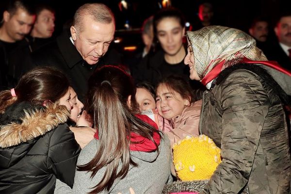 Erdoğan Ordu'da vatandaşlarla bir araya geldi