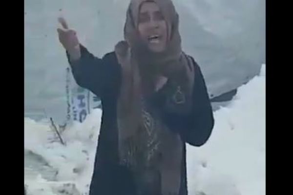 Lübana'nın Arsal bölgesinden bir kadının feryadı.