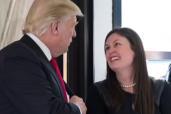 Trump, Sanders üzerinden basına yüklendi