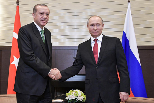 Cumhurbaşkanı Erdoğan, Putin ile görüştü